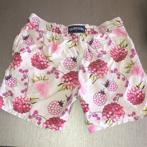 VILEBREQUIN Berry Print Mens swim Shorts Size XXL - Picture 1 of 10